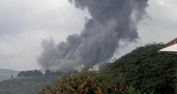  انفجار في بلدة عين قانا جنوبي لبنان