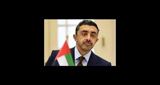 وزير الخارجية الإماراتي، عبد الله بن زايد