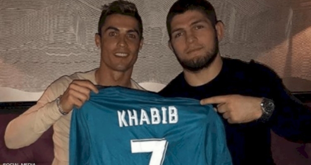 رونالدو في لقاء سابق مع حبيب