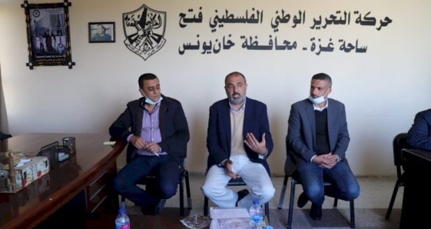 قيادة تيار الاصلاح الديمقراطي بحركة فتح في زيارة تفقدية لمحافظة خانيونس