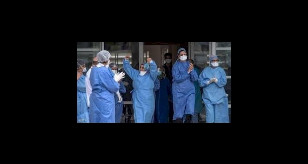 صورة توضيحة لمجموعة من المتعافين من كورونا 