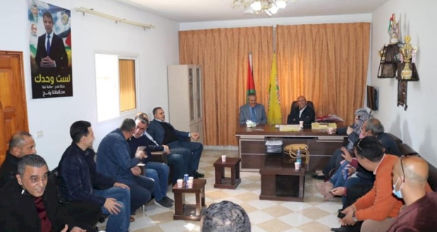 رفح: زيارة قيادات تيار الإصلاح الديمقراطي لمكتب محافظة رفح