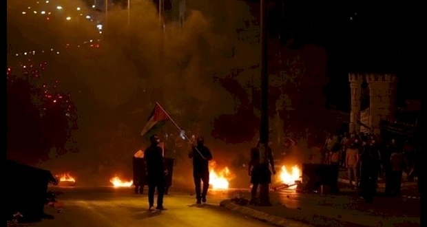 الداخل المحتل: فلسطينيون يرفعون علم فلسطين في الذكرى ال73 للنكبة الفلسطينية 