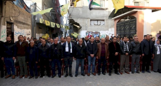 حركة فتح في محافظة الشمال تحيي ذكرى الشهيد القائد / رائد ابو حسين